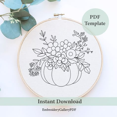 SUPER PACKAGE: https://www.etsy.com/listing/934669897 ❤After purchase, We will send you a link with the access, and you can instant download the patterns. You can access all the times that you want. Not Expire. ❤The patterns are an instant download PDF, and Included: -  PDF template of the design in 6 sizes: 3,4,5,6,7 and 8" -  Tips on how to transfer the pattern to your fabric -  Does not include color or stitch suggestions. ❤ NOTE: * These are a digital item. Etsy will be sent the PDF directly Pumpkin Embroidery Pattern, Hand Embroidery Gifts, Hand Embroidery Patterns Free Templates, Holiday Embroidery Patterns, Embroidery Patterns Free Templates, Spooky Embroidery, Halloween Decor Cute, Cute Embroidery Patterns, Embroidery Halloween