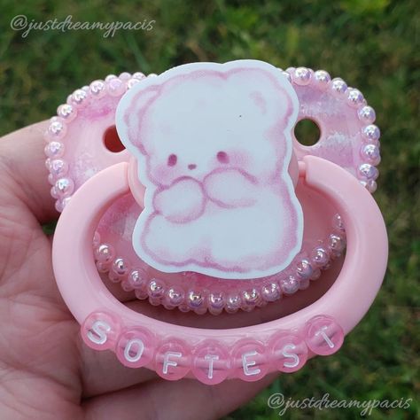 Cute Pacifiers, Womens March Signs, Nuk Pacifier, Pacifier Design, Bling Pacifier, Adult Pacifier, Pet Spaces, Dream Nurseries, Kawaii Core