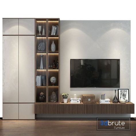 Tv Wand Modern, Wall Decor Tv, Wall Unit Designs, Tv Unit Furniture Design, Modern Tv Wall Units, Living Room Wall Units, Modern Tv Wall, Wall Tv Unit Design, Tv Room Design