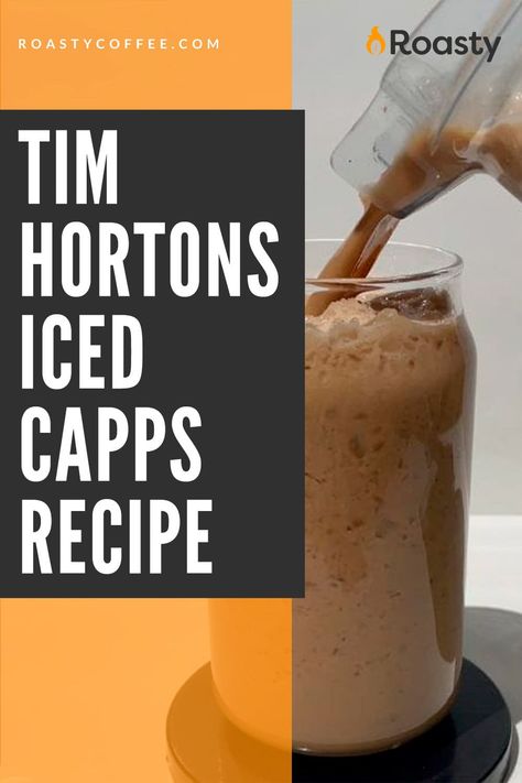 Looking for a way to make Tim Hortons Iced Capps at home? Our copycat recipe is easy to make and can be customized to your liking. Tim Hortons Iced Capp Recipe, Ice Cap Recipe, Iced Capp Recipe, Iced Cappuccino Recipe, Cold Coffee Drinks Recipes, French Vanilla Cappuccino, Cappuccino Recipe, Iced Cappuccino, Frappe Recipe