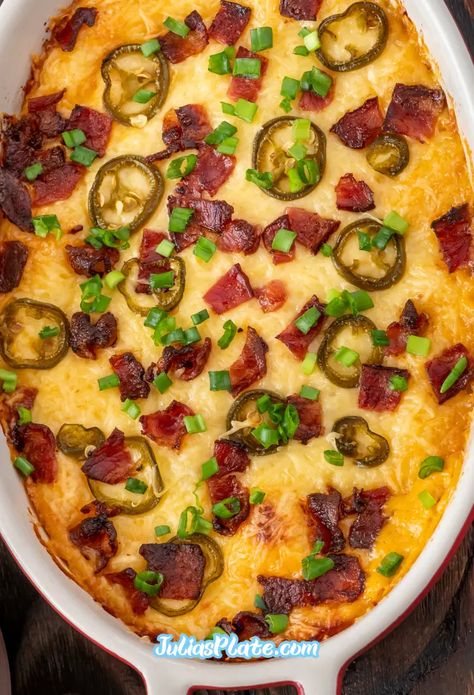 Cheesy Baked Cowboy Dip Baked Cowboy Dip, Cowboy Dip, Cheesy Appetizer, Cheesy Dip, Favorite Dips, All Recipes, Dip Recipes, Easy Recipes, Baking Recipes