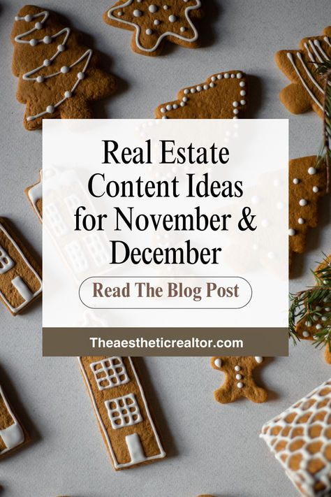 real estate marketing ideas and social media marketing tips for agents for december Unique Real Estate Marketing Ideas, Christmas Real Estate Posts, December Real Estate Posts, December Real Estate Marketing, Real Estate Content Social Media, Content Ideas For Real Estate, Real Estate Content Ideas, Content Ideas For Social Media, Real Estate Content