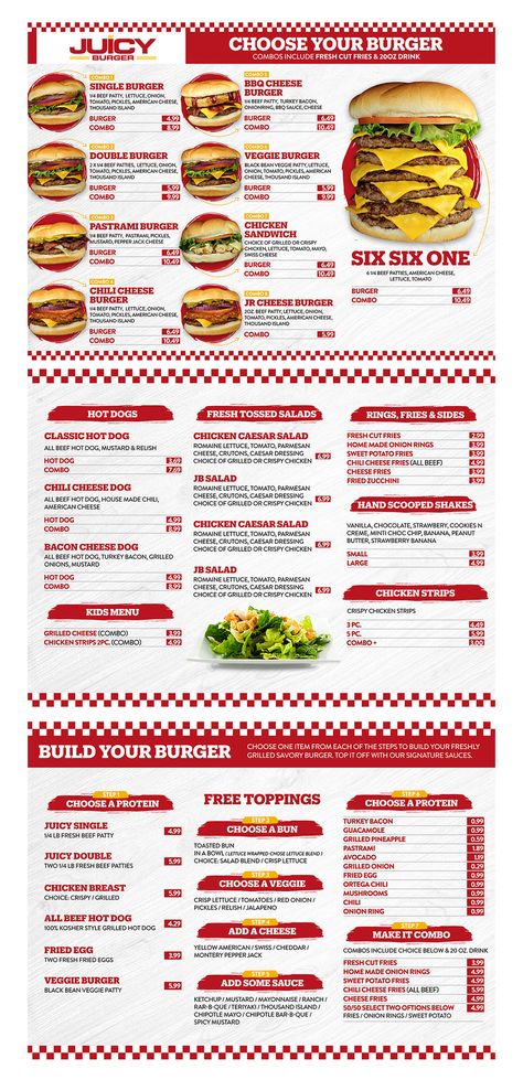 American Burger Restaurant Design, Burger Menu Design Ideas, Burger Menu Design, Burger Restaurant Design, Diner Burger, Burger Names, Denny's Restaurant, Burger Shack, Types Of Burgers