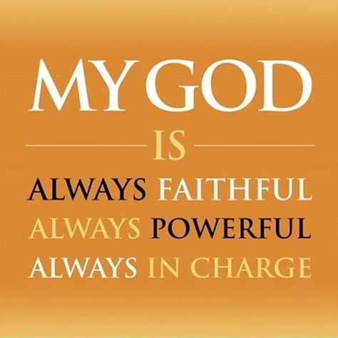 Mariagoretti Mbonu 🇳🇬 on Instagram: “My God is always faithful,always powerful and always in charge of everything. Gd 9t buddies. . #HighlyFavored #NewDay #Grace #SpeakLife…” God Is In Charge, Room Movie, Prayer Warrior, God First, My God, Spiritual Inspiration, Christian Inspiration, Quotes About God, Bible Scriptures