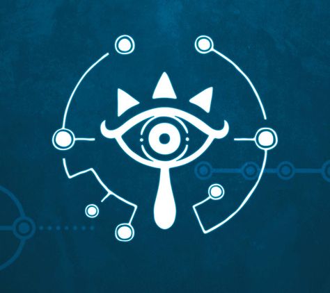 Zelda BOTW Sheika symbol Zelda Botw Symbols, Zelda Botw App Icons, Zelda Botw Tattoo, Botw Aesthetic, Zelda Symbols, Sheikah Slate, Zelda Fanart, Zelda Tattoo, Goddess Symbols