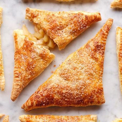 Nutella Hand Pies Recipe: How to Make It Pear Turnovers, Easy Puff Pastry Recipe, Turnover Recipes, Easy Puff Pastry, Pastry Crust, Frozen Puff Pastry, Puff Pastry Recipes, Apple Pear, Easiest Apples