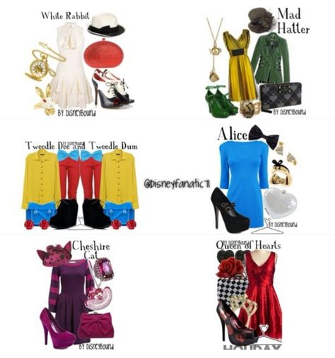 Alice in Wonderland inspired outfits Alice In Wonderland Themed Outfits Diy, Alice In Wonderland Dress Up Ideas, Alice And Wonderland Diy Costumes, Alice In Wonderland Outfit Inspiration, Alice In Wonderland Cosplay Diy, Alice In Wonderland Bounding, Alice In Wonderland Characters Costumes Diy, Alice In Wonderland Outfits Ideas, Dti Outfits Alice In Wonderland Theme