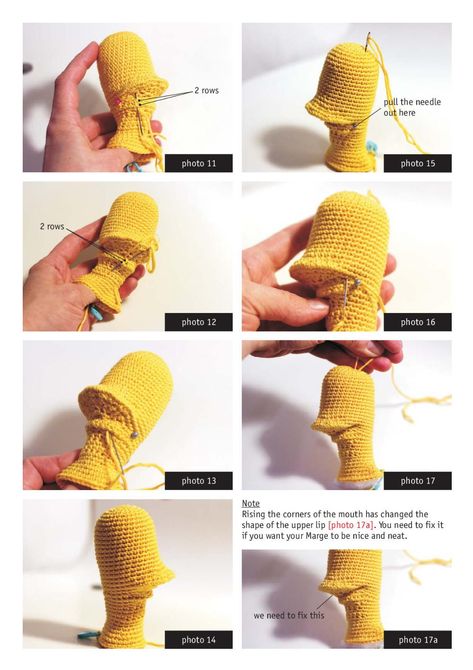 Marge Simpson, Amigurumi Free, Amigurumi Free Pattern, Crochet Pattern, Free Pattern, Amigurumi, Crochet Patterns, Crochet, Pattern