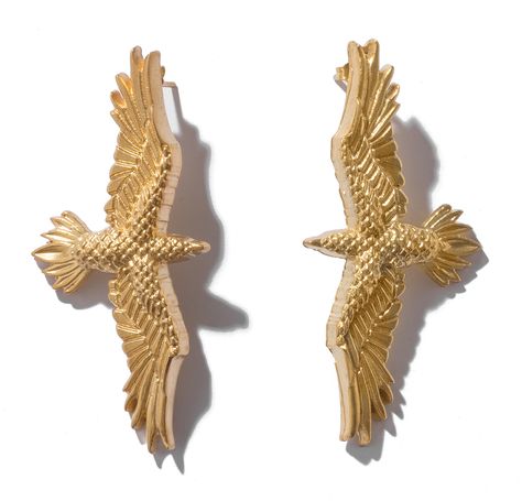 Gold Eagle Earrings Eagle Earrings, Gold Eagle, Georgia, Plating, Silver, Gold