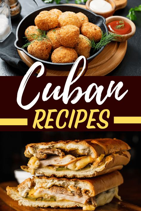 Looking for authentic Cuban recipes to spice up your dinner ideas? From ropa vieja to mojo pork, these dishes are easy to make and simply irresistible! Central American Food, Mojo Pork, Cuban Bread, Haitian Food, Cuban Dishes, Cuban Cuisine, Cuban Food, Caribbean Food, Havana Nights