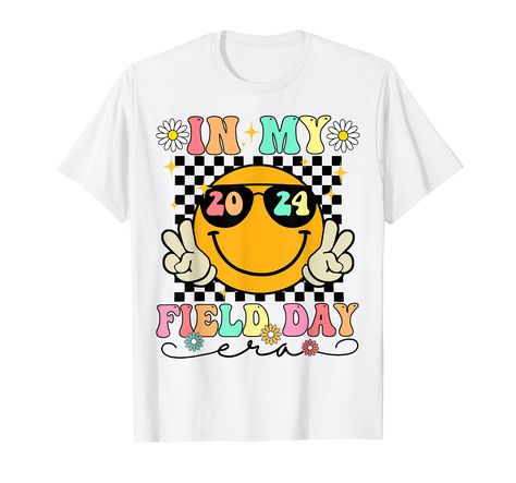 PRICES MAY VARY. In My Field Day Era For Teacher Kids. It Is Field Day Time! Teachers And Students Team Up With This Adorable Tee. This Is The Perfect Field Day Gift To Show Appreciation For Teachers Who Are Made Of Hard Work And Dedication, Caring & Creativity. Welcome To Field Day And Celebrate With This Unique Outfit. Do You Want To Look Cute And Stylish? Grab One For All Of The Faculty And Show Off Your Own Set Of Matching Field Day Tee For Teachers! Also, The Perfect Shirt Tee For Kids To W School First Day, First Day Of School, First Day, Back To School, T Shirts, Birthday, T Shirt, Design