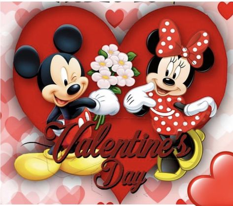 Valentine Disney Wallpaper, Valentines Day Disney Wallpaper, Mickey Mouse Valentines Wallpaper, Mickey Minnie Love Quotes, Disney Happy Valentines Day, Disney Necklace, Happy Valentines Day Images, Mickey Mouse Images, Catholic Pictures