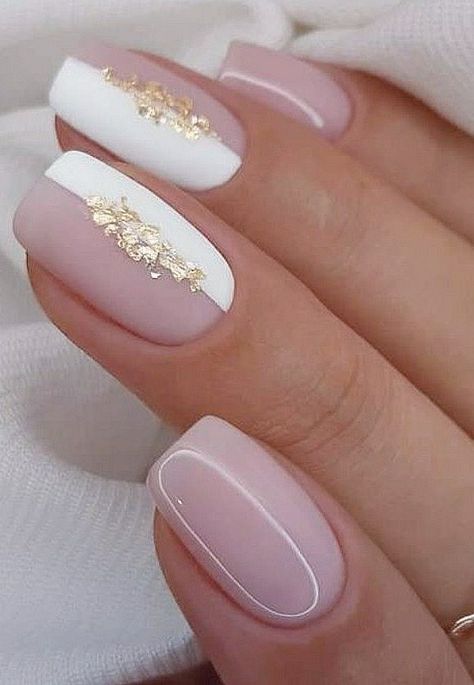 Trendy Nail Polish, Unghie Sfumate, Manicure Designs, Short Square Nails, Her Nails, Rose Gold Nails, Pretty Nail Art Designs, Rose Nails, Thanksgiving Nails