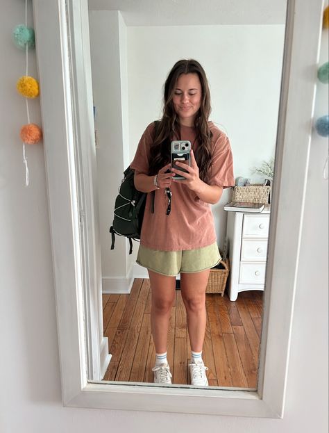 Church Camp Counselor Outfits, Modest Camp Outfits, Mission Trip Outfits Summer, Summer Bonfire Outfit, Camp Counselor Aesthetic Outfits, Summer Camp Fits, Camp Counselor Outfit, Mission Trip Outfits, Camp Fits