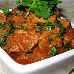 Beef Vindaloo Beef Vindaloo Recipe, Beef Vindaloo, Vindaloo Curry, Vindaloo Recipe, Tandoori Masala, Vindaloo, Beef Chuck Roast, Comfort Food Recipes Dinners, Beef Chuck