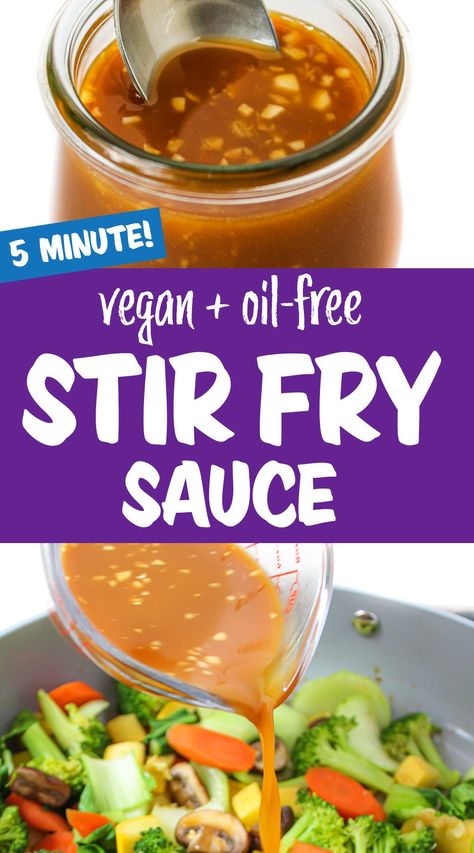 Simple Stir Fry Sauce, Stir Fry Sauce Recipes, Vegetable Stir Fry Sauce, Healthy Stir Fry Sauce, Easy Stir Fry Sauce, Wok Sauce, Fry Sauce Recipe, Simple Stir Fry, Stir Fry Sauce Easy