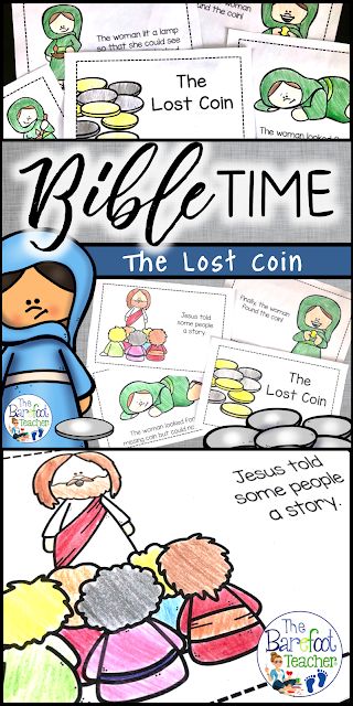 Parable Of The Lost Coin Object Lesson, Parable Of The Lost Coin Activities, The Lost Coin Activities, The Lost Coin Parable, The Lost Coin Craft Sunday School, Lost Coin Parable Activities, Lost Coin Parable Craft, Parables Of Jesus For Kids, Lost Coin Parable