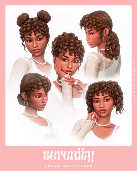 Sims 4 Ade Hair, Sims 4 Cc Clothes Maxis Match Hair, Sims 4 Black Hairstyles, Sims 4 Natural Hair Cc, Hair The Sims 4, Sims 4 Curly Hair, Cc Skin, Sims Finds, Cc Packs