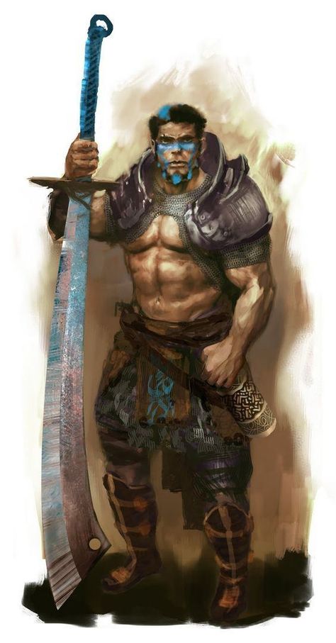 Orc Barbarian, Half Orc Barbarian, Orc Warrior, Half Orc, Heroic Fantasy, Nordland, Forgotten Realms, Dungeons And Dragons Characters, Fantasy Male