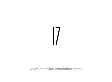 Tattoo Design Number Seventeen Number 12 Tattoo, Number 13 Tattoos, 17 Tattoo, Tattoos With Names, 12 Tattoos, Number Tattoos, Number Tattoo, Small Tats, 13 Tattoos