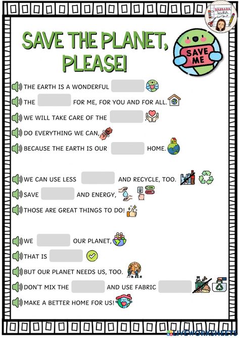 Planet Poem, Planet Worksheet, Environment Day, Save The Planet, Do Everything, Our Planet, Take Care, Stuff To Do, Planets