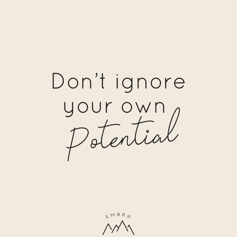 Reach Your Potential, Quote About Goals, Full Potential Quotes, Yoga Captions, Potential Quotes, Helpful Advice, Printable Notes, Reaching Goals, Goal Quotes