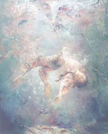 some of my favorite 胡峻涤 Hu Jundi artwork Hu Jundi, Human Poses Reference, Chongqing, Mystical Art, Ethereal Art, Museum Of Modern Art, Fine Art Gallery, White Art, Pretty Art