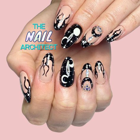 Ooooh I love this design. The nail envy here is immense. Thinking a little ahead here. How good would these look in pink or red for a bit of a valentines twist. Who’s game? Nail Envy, Bonfire Night, The Night Sky, Night Sky, Night Skies, Fireworks, We Need, You Think, England