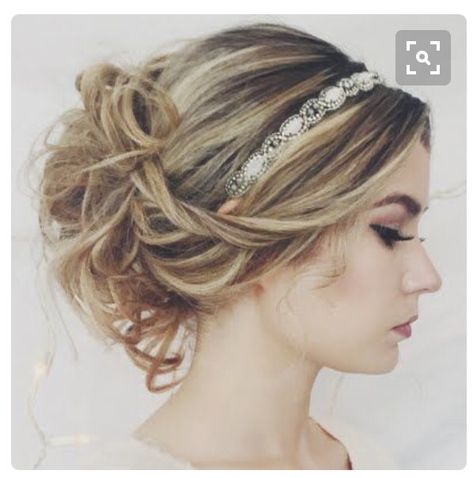 Updo with headband Mystical Pictures, Haircuts 2014, Updo With Headband, Sanggul Modern, Prom Hair Updo, Bridal Updo, Wedding Songs, Formal Hairstyles, Party Hairstyles