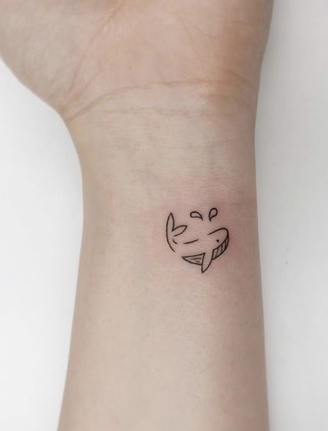 Simplistic Whale Tattoo, Matching Whale Tattoos, Dainty Whale Tattoo, Mini Whale Tattoo, Simple Sea Tattoo, Fish Tattoo Minimal, Seal Tattoo Simple, Tiny Whale Tattoo, Simple Whale Tattoo