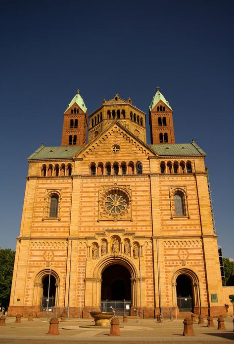 Speyer Cathedral main facade, Germany royalty free stock images Speyer Cathedral, Cathedral Photography, Baroque Fashion, Notre Dame, Stock Images Free, Maine, Royalty, Royalty Free, Stock Images