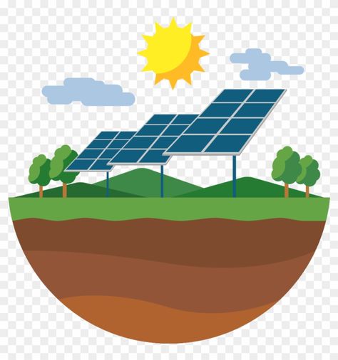 Solar Panel Farm, Renewable Energy Drawing, Solar Energy Illustration, Solar Panel Drawing, Solar Panel Illustration, Renewable Energy Illustration, Solar Energy Poster, Renewable Energy Poster, Solar Drawing