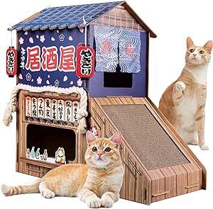 Diy Cat Scratcher, Cat Villa, Cardboard Cat House, Cat Castle, Cardboard Cat, Cardboard Cat Scratcher, Cat Scratchers, Cute Small Animals, Indoor Cats