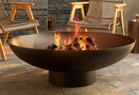 Contemporary Fire Pit, Outside Fire Pits, Modern Fire Pit, Concrete Fire Pits, Steel Fire Pit, Burning Fire, Wood Burning Fire Pit, Gas Fire Pit Table, Fire Pit Designs