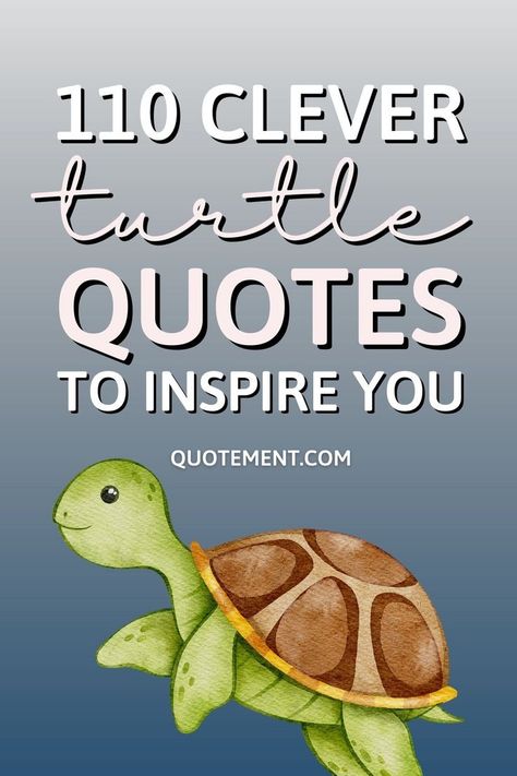 Don’t hesitate to read this motivational collection of turtle quotes that are filled with life lessons on perseverance, determination, and consistency. Tortoise Quote, Halloween Mad Libs, Turtle Quotes, Determination Quotes Inspiration, Clever Animals, Perseverance Quotes, Determination Quotes, Tiny Quotes, Turtle Love