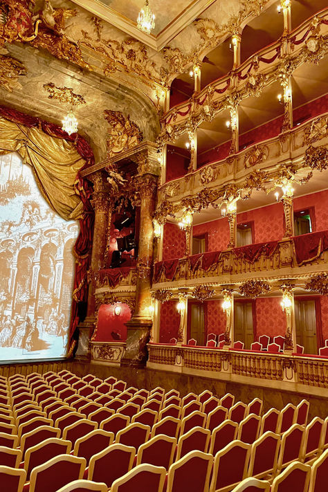 Large theater rooms decorated with velvet and gold Residenz München, Soft Smile, German Cities, Germany Munich, The Royal Palace, Oversized Glasses, Munich Germany, Royal Palace, Munich