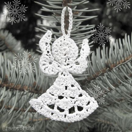 Angel Applique, Crochet Angel Pattern, Star Crochet, Crochet Ornament Patterns, Christmas Crochet Patterns Free, Crochet Angels, Crochet Garland, Ornaments Tree, Crochet Angel