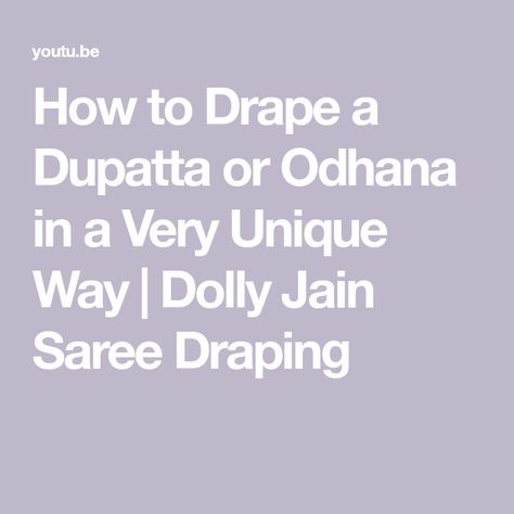 How to Drape a Dupatta or Odhana in a Very Unique Way | Dolly Jain Saree Draping Drape A Dupatta, Dolly Jain Saree Draping, Dolly Jain, Dupatta Draping, Saree Draping, Saree Look, The Box, Red Yellow, Saree