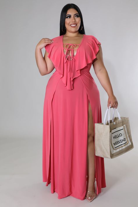 Beautiful Plus Size Dress - 1X Ladies Plus Size Dresses, Plus Size Summer Outfit, Elegant Dresses For Women, Curvy Dress, Latest African Fashion Dresses, Wholesale Dress, Plus Dresses, Stretch Dress, African Fashion Dresses