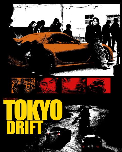 Tokyo Drift (2006) 🏷️ #fastfurious #rápidosyfuriosos #tokyo #drift #poster #movieposter #jdm Tokyo Drift Poster, Drift Poster, Rh Dorm, Tokyo Poster, Tokyo Drift, The Furious, Fast And Furious, Jdm, Poster Design