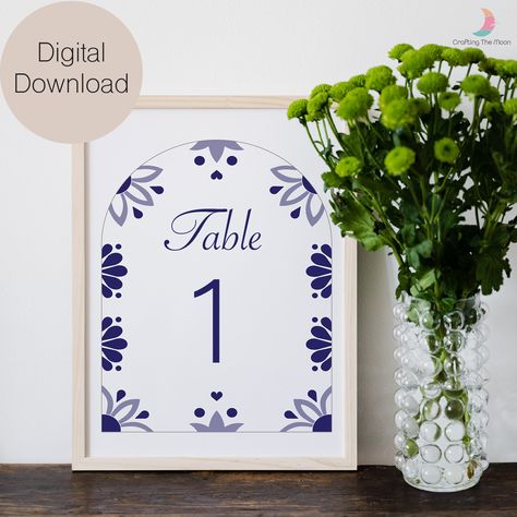 Not my usual content, but now you can get my talavera design as a printable table number for your party in my Etsy shop!

Printable Talavera Mexican Theme Arched Table Numbers - 8x10 inch

Looking for a traditional Talavera design with a modern look? This item is perfect for those who want to print their own table numbers at home or through a printing service. The item is a digital printable file that will be available for download after purchase meaning no physical product will be shipped. Hand Painted Table Numbers, Talavera Table Numbers, Arched Table Numbers, Table Number Design, Talavera House Numbers, Talavera Cross, Arched Table, Talavera Picture Frame, Talavera Design