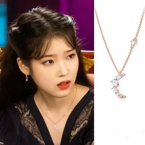 10styles Korean Drama Deluna Hotel iu Lee Ji Eun same Necklace party Pendant Jewelry-in Chain Necklaces from Jewelry & Accessories on AliExpress Kalung Korean Style, Iu Accessories, Kdrama Jewelry, Kdrama Accessories, Iu Dress, Korean Jewellery, Jewelry Kpop, Lee Ji Eun, Necklace Outfit