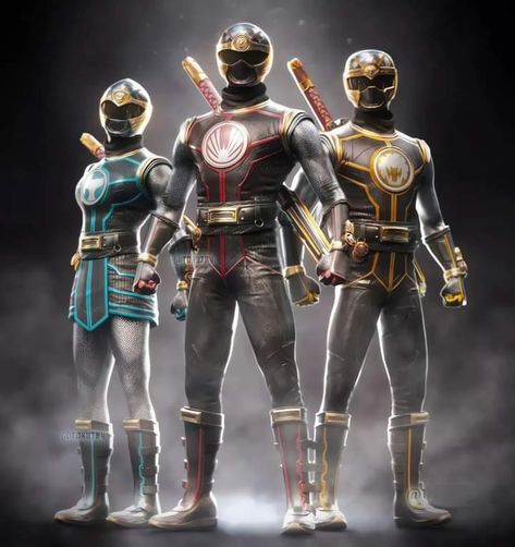 Coloured Suits, Power Rangers Poster, Ninja Theme, Iron Man Fan Art, Power Rangers Comic, Power Rangers Megazord, Power Rangers Ninja Storm, Saban's Power Rangers, New Power Rangers