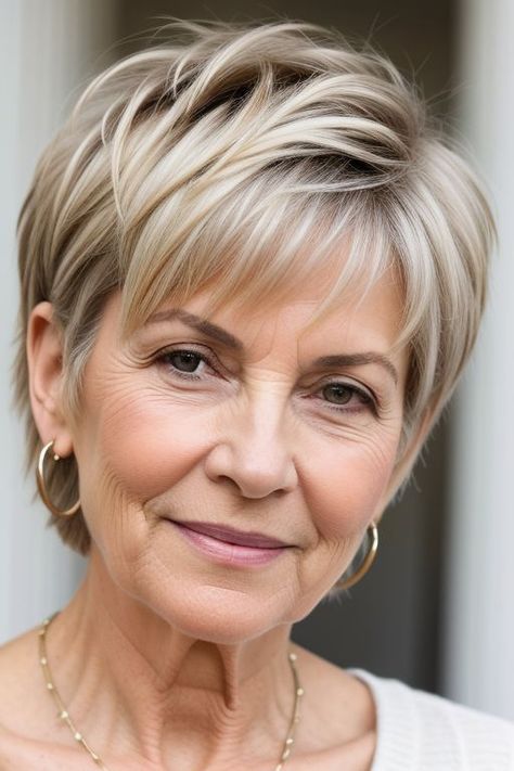 17+ Trending Hairstyles Woman Over 60 in 2025 9 Short Stacked Hair, Hairstyles For Seniors, Hair Contouring, Stacked Hair, Flattering Hairstyles, Stylish Short Hair, Hairstyles For Women Over 60, Short Hair Trends, Bob Hairstyles For Fine Hair