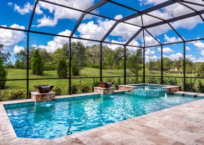 Pool Patio Ideas, Florida Retirement, Lanai Design, Retreat Space, Swimming Pool Waterfall, Swimming Pool Enclosures, Florida Pool, Indoor Pools, Pool Enclosures