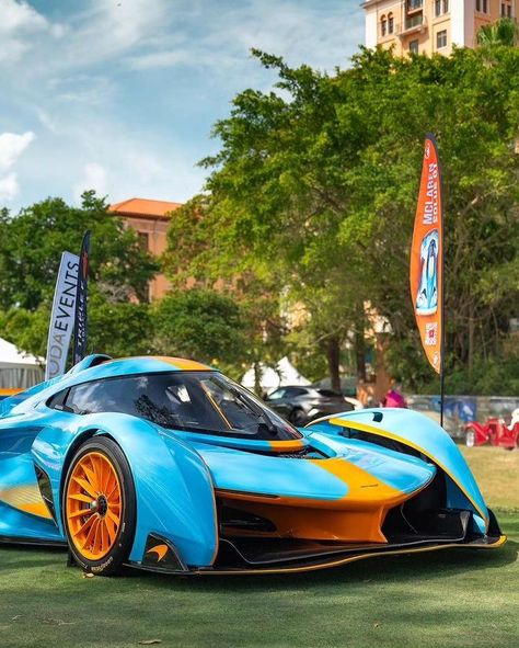 Get ready to rev your engines with the #McLaren Solus GT! 🏎💨 This sleek and vibrant blue and orange race car is a true showstopper. Parked on a lush green field, it exudes power and speed against the natural backdrop. Whether it's taking a break from an incredible race or gearing up for the next adventure, this McLaren Solus GT is sure to turn heads. Buckle up and get ready for an adrenaline-fueled ride like no other! 📸 @therealabd #McLarenSolusGT #PowerAndSpeed #IdreamCar #mclaren6... Mclaren Solus Gt, Green Field, Taking A Break, My Dream Car, Blue And Orange, Vibrant Blue, Lush Green, Race Car, Get Ready