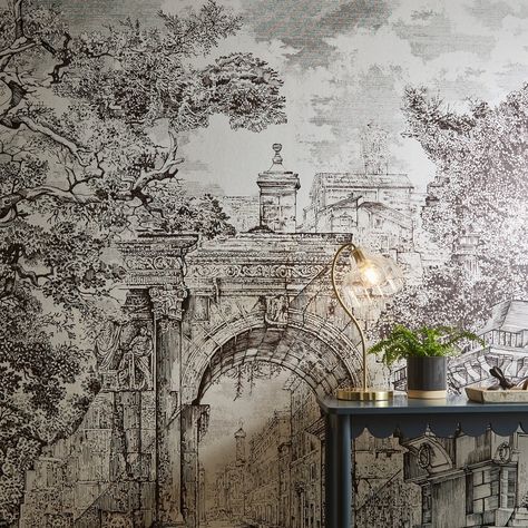 Moody Wallpaper, Office Wallpaper, Paris Wall Art, Wall Murals Painted, Custom Wall Murals, Custom Murals, Mural Design, More Wallpaper, Art How