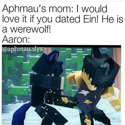 I can picture Aaron being like "oh hell naw, you want a werewolf then a werewolf is what you will get Mystreet Memes, Funny Aphmau, Aphmau Funny, Zane And Kawaii Chan, Aphmau Wallpaper, Aphmau My Street, Zane Chan, Aarmau Fanart, Aphmau Fanart