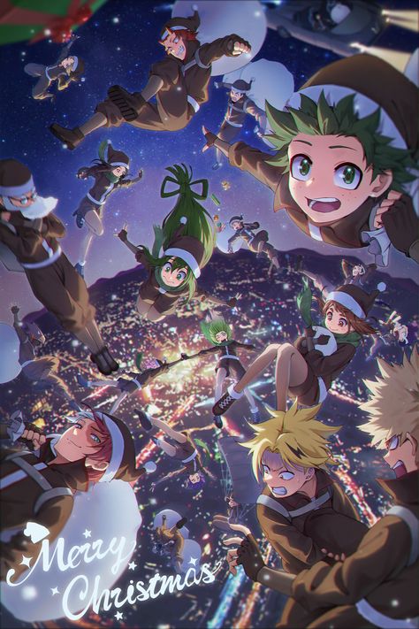 Duck Detective, Upcoming Anime, Poster Anime, Anime Christmas, Academia Wallpaper, Hero World, Christmas Phone Wallpaper, Christmas Time Is Here, My Hero Academia Episodes