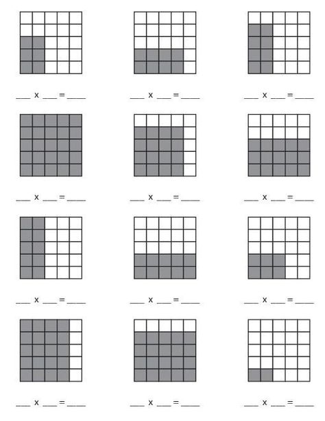 Blank Multiplication Arrays Arrays Multiplication, Array Math, Array Worksheets, Multiplication Arrays, About Blank, Teaching Multiplication, Math Sheets, Math Tools, Multiplication Worksheets